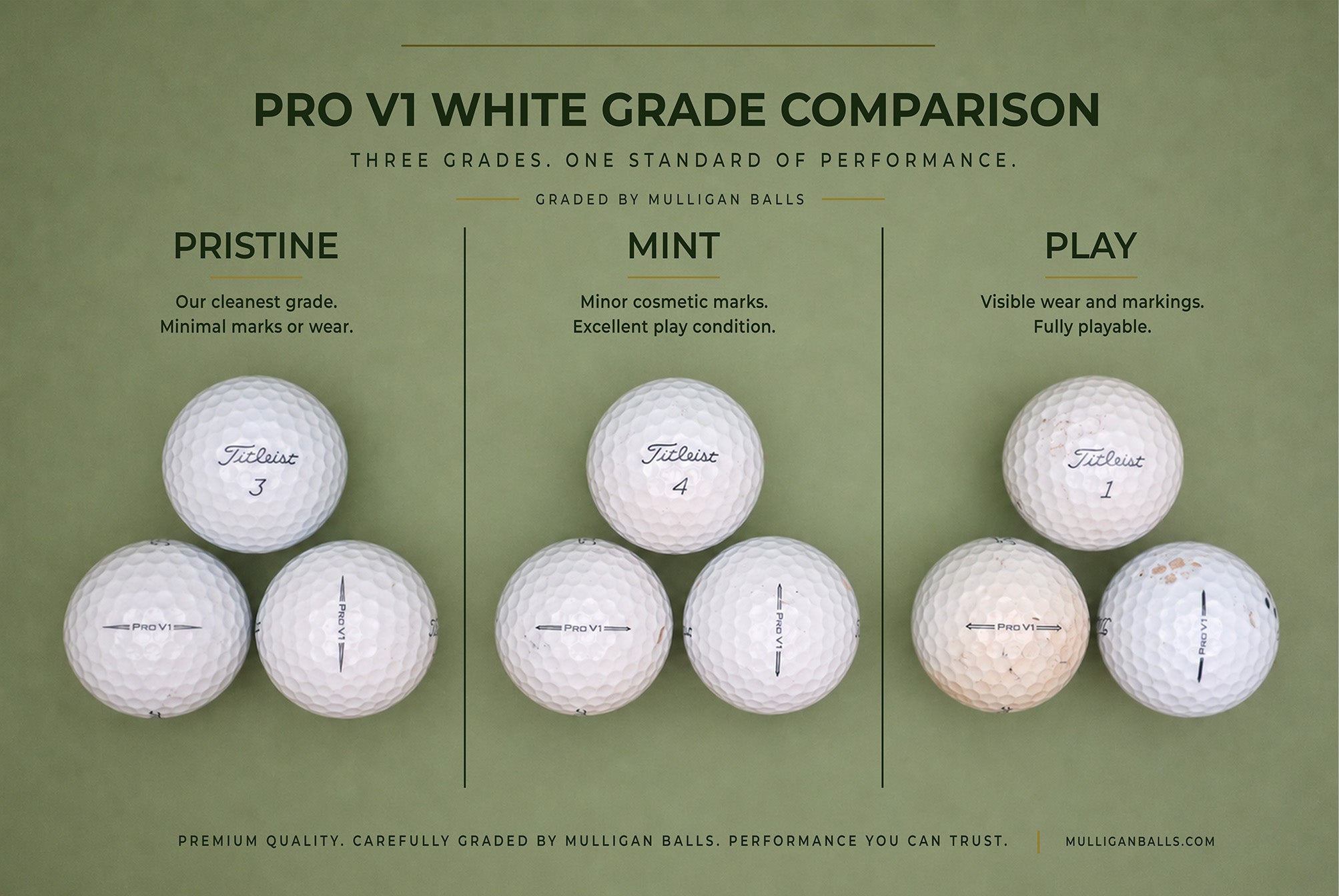 Reclaimed Titleist Pro V1x (White)